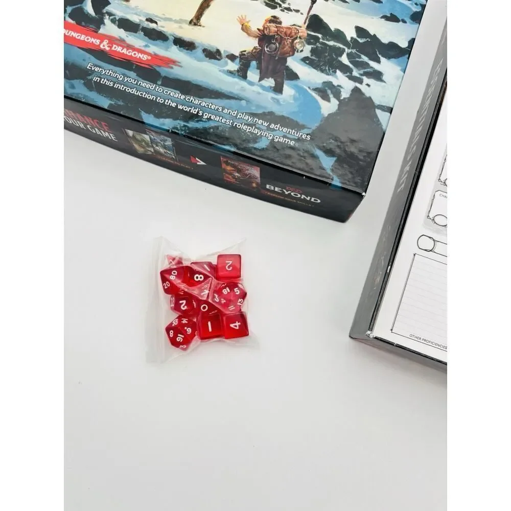 Wizards of the Coast Dungeons & Dragons Essentials Kit Rulebook Dice Maps Cards